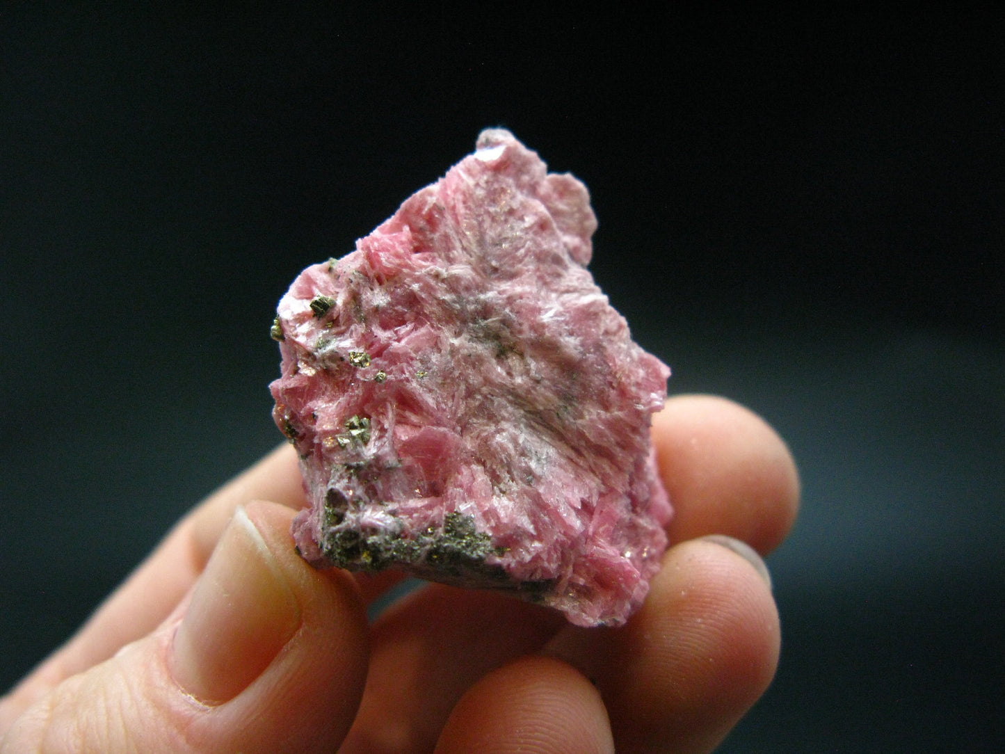 Large Rich Pink Rhodonite Rodonite Cluster From Peru - 1.2"