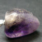 Rare Brandenberg Brandberg Amethyst Quartz Silver Pendant From Namibia - 1.3" - 13.78 Grams