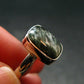 Seraphinite Clinochlore Angel Wings 925 Silver Ring From Russia - 2.70 Grams - Size 8