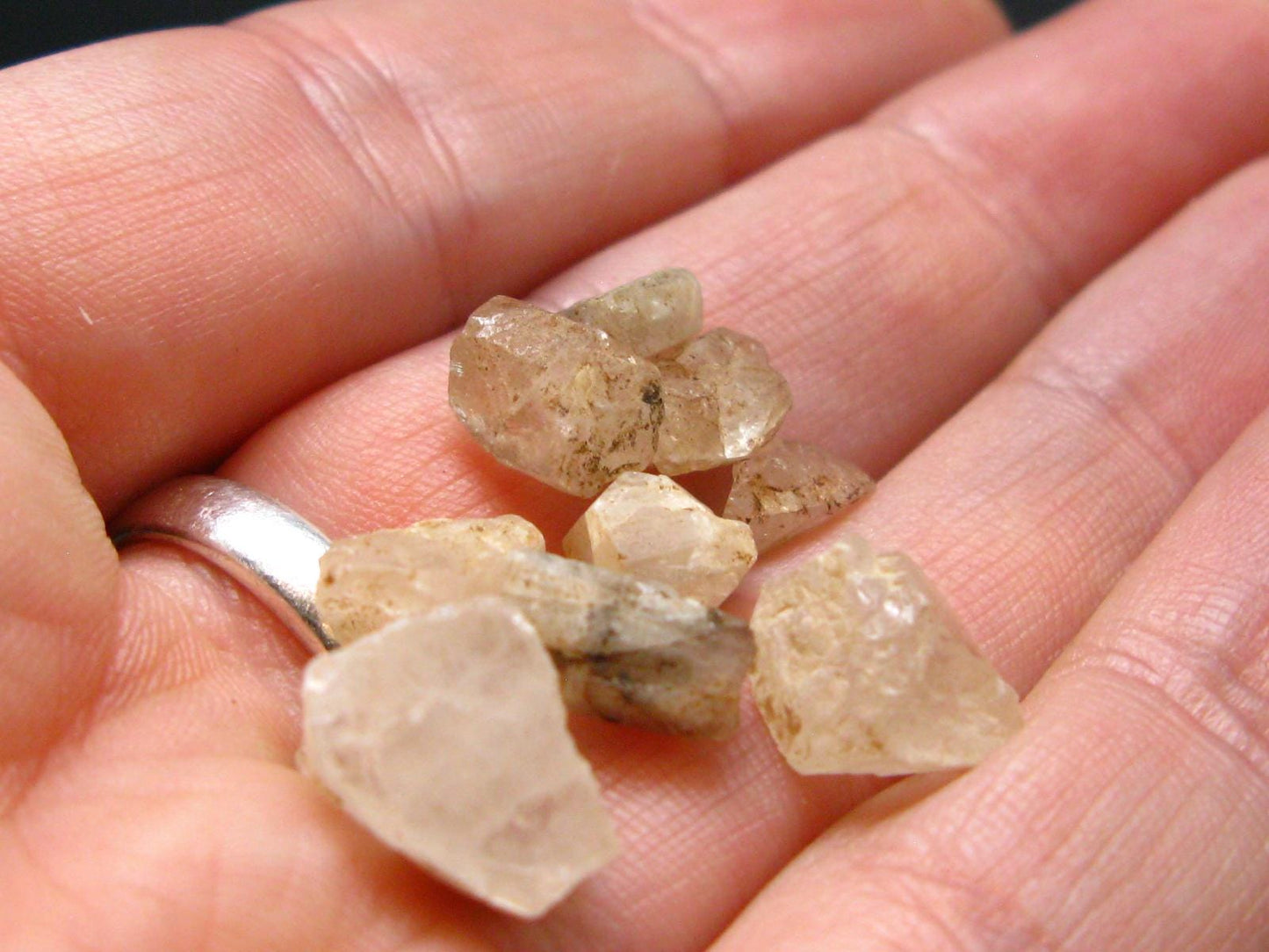 Lot of 10 Terminated Phenakite Phenacite Gem Crystals from Mogok Burma / Myanmar 18.60 Carats