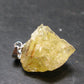 Large Natural Agni Gold Danburite Sterling Silver Pendant from Tanzania - 0.9" - 3.15 Grams