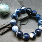 Dianite (Blue Jade) Genuine Bracelet ~ 7 Inches ~ 15mm Round Beads