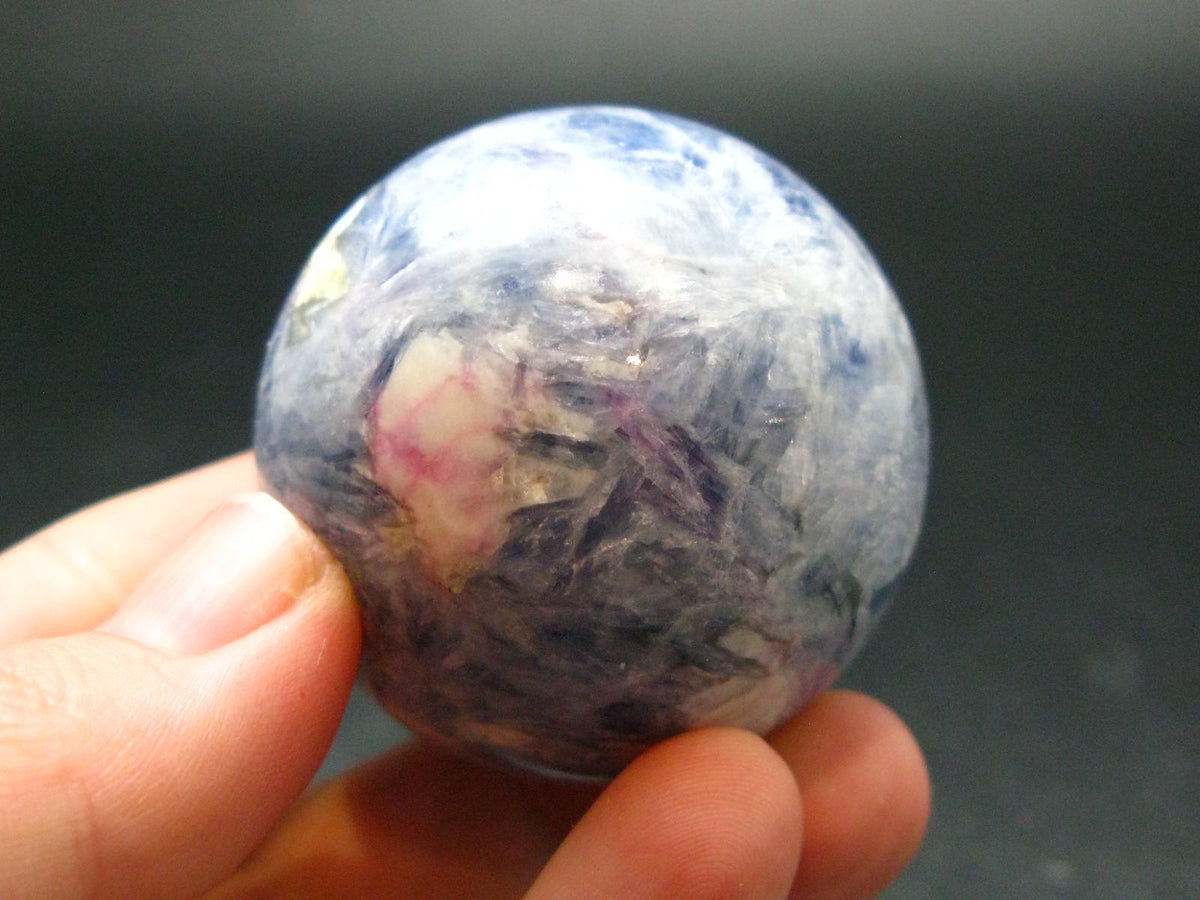 Blue Kyanite Sphere Ball From Brazil - 1.7"