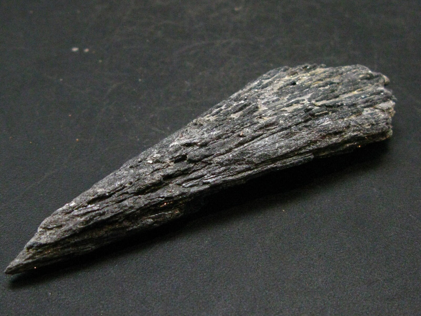 Large Rare Black Kyanite Crystal Pendant From Brazil - 2.6" - 17.45Grams