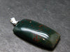 Bloodstone Silver Pendant From India - 1.4" - 4.30 Grams