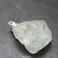 Natural Unheated Raw Gemmy Rich Blue Topaz Pendant from Brazil - 0.9" - 4.11 Grams