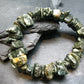 Preseli Stonehenge Bluestone Genuine Bracelet ~ 7 Inches ~ 12mm Tumbled Beads