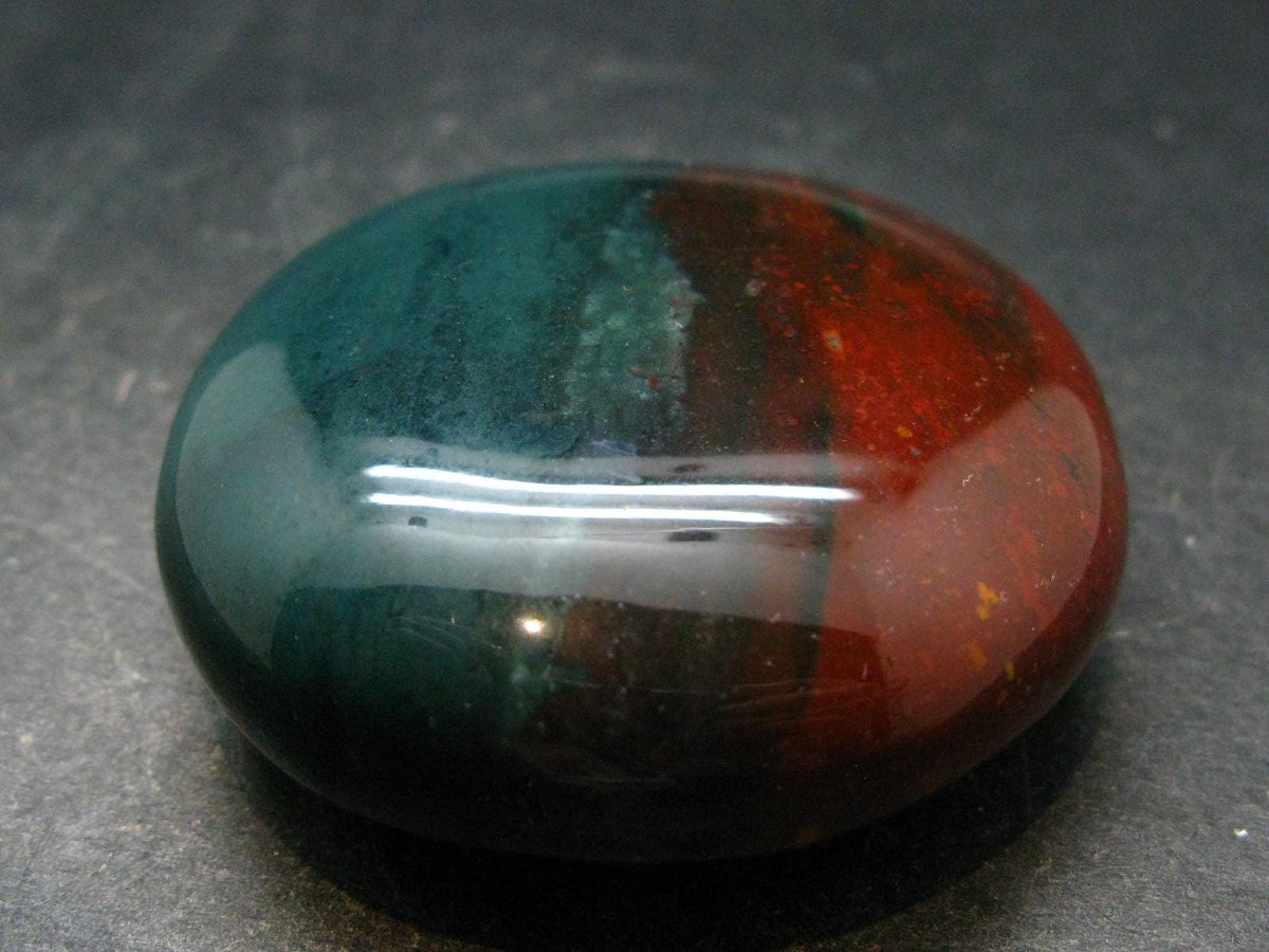 Bloodstone Tumbled Stone From India - 2.0" - 90.80 Grams