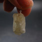 Amblygonite Silver Pendant from Brazil - 1.0" - 3.92 Grams
