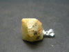 Rare Well-Formed Rhodizite Rhodozite Crystal Silver Pendant from Madagascar - 0.8"