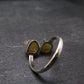Rhodizite Rhodozite Silver Ring From Madagascar - Adjustable size - 3.08 Grams