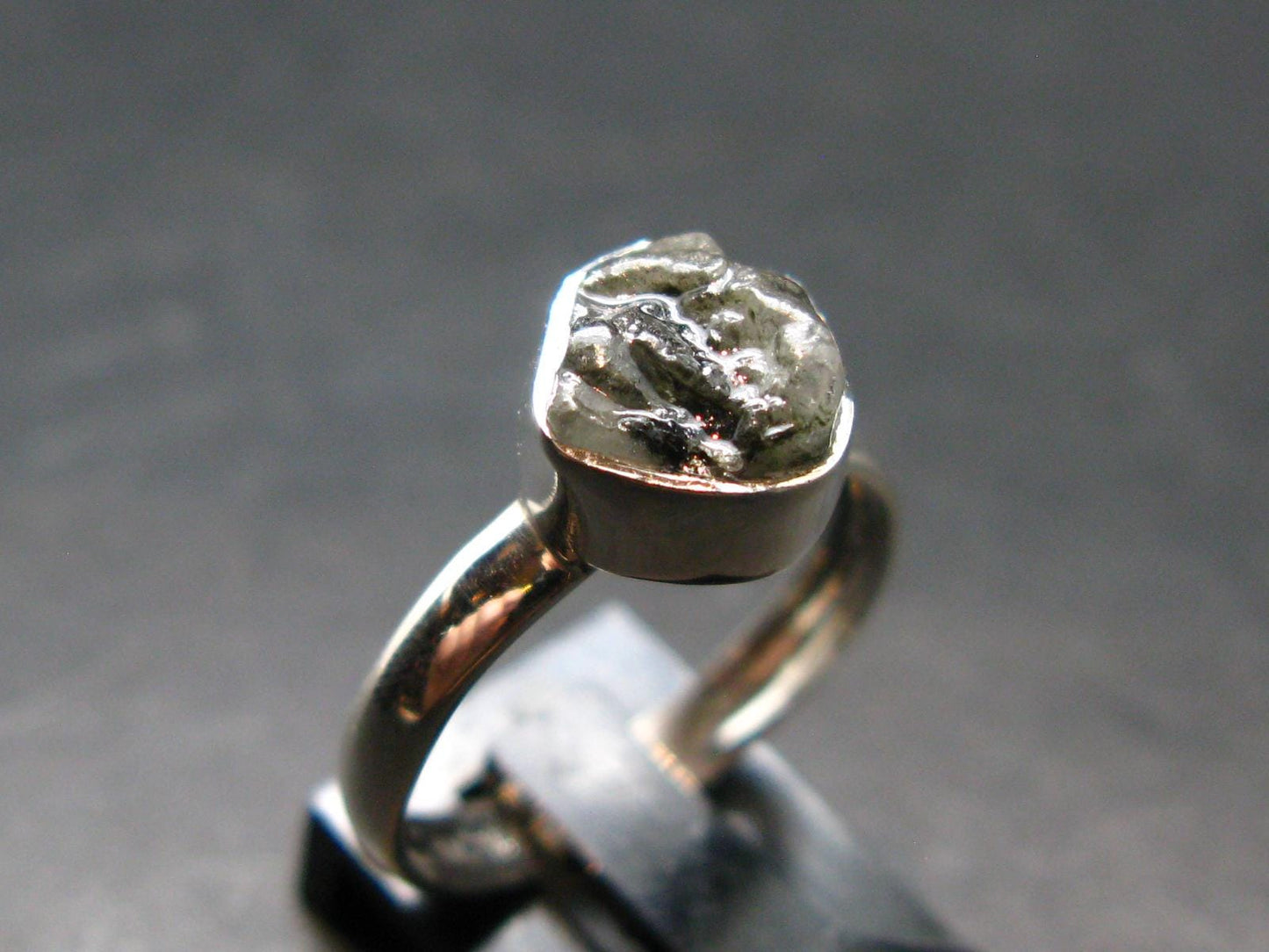 Phenakite Phenacite Crystal Silver Ring From Brazil - Size 7 - 2.09 Grams