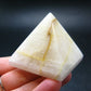 Rare Cryolite Pyramid From Greenland - 1.9" - 130.60 Grams