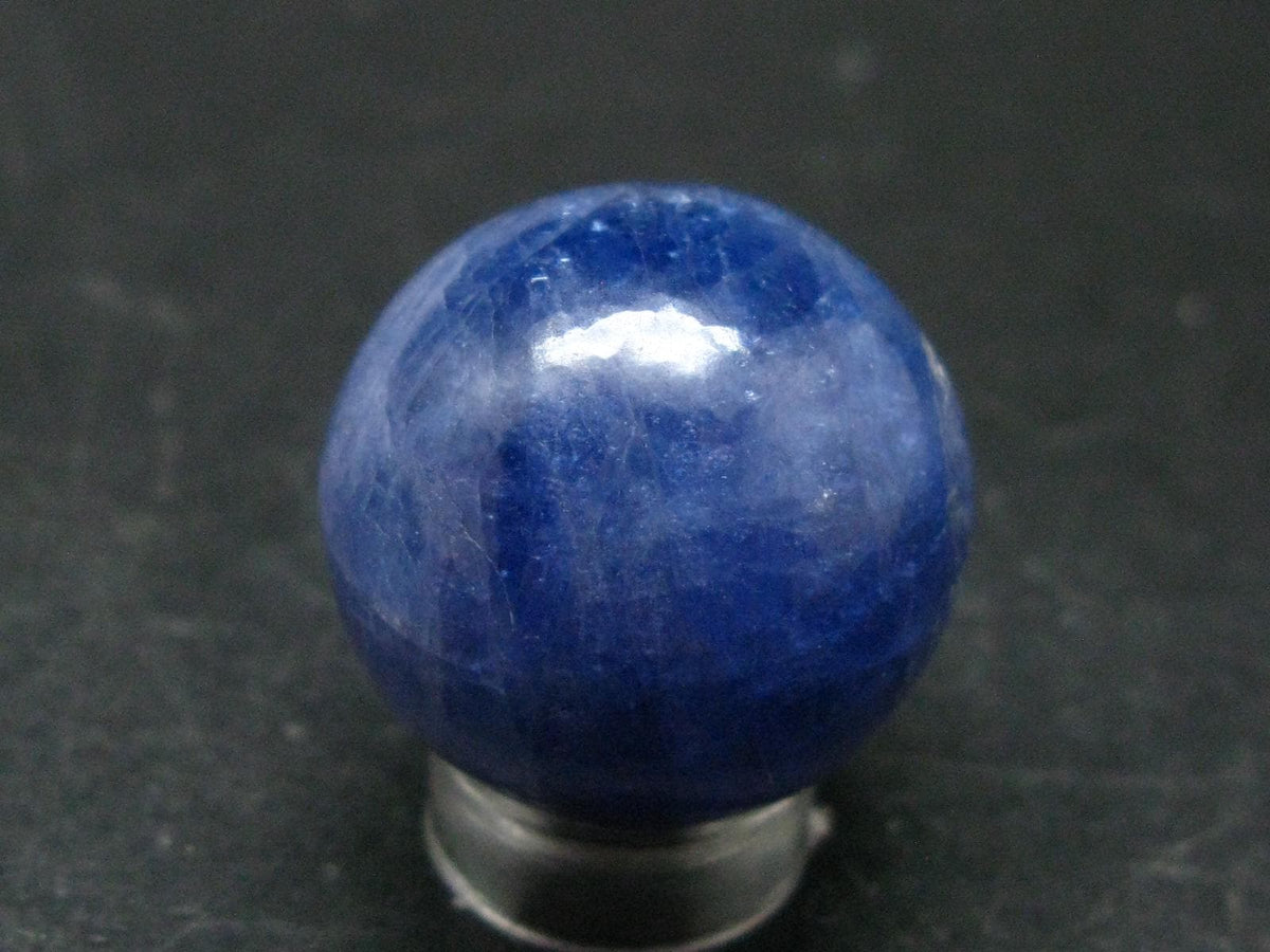 Rare Tanzanite Sphere Ball From Tanzania - 26.36 Grams - 0.9"