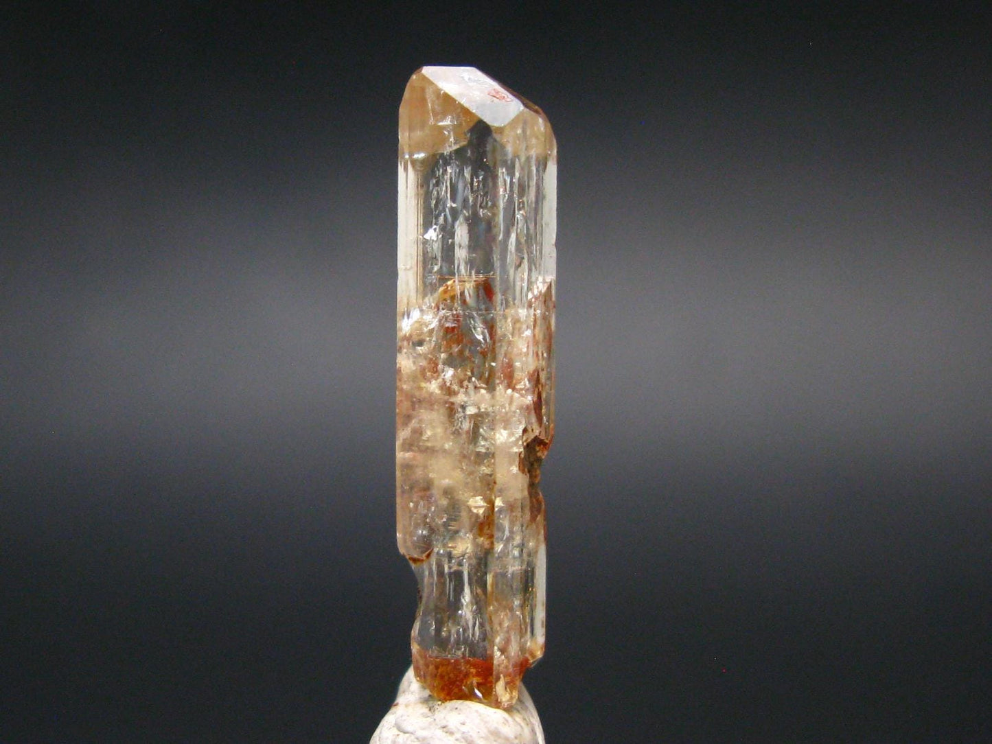 Imperial Topaz Crystal From Zambia - 1.0" - 12.05 Carats
