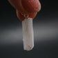 Rare Clear Natrolite Crystal Silver Pendant From Tanzania - 1.1" - 1.56 Grams