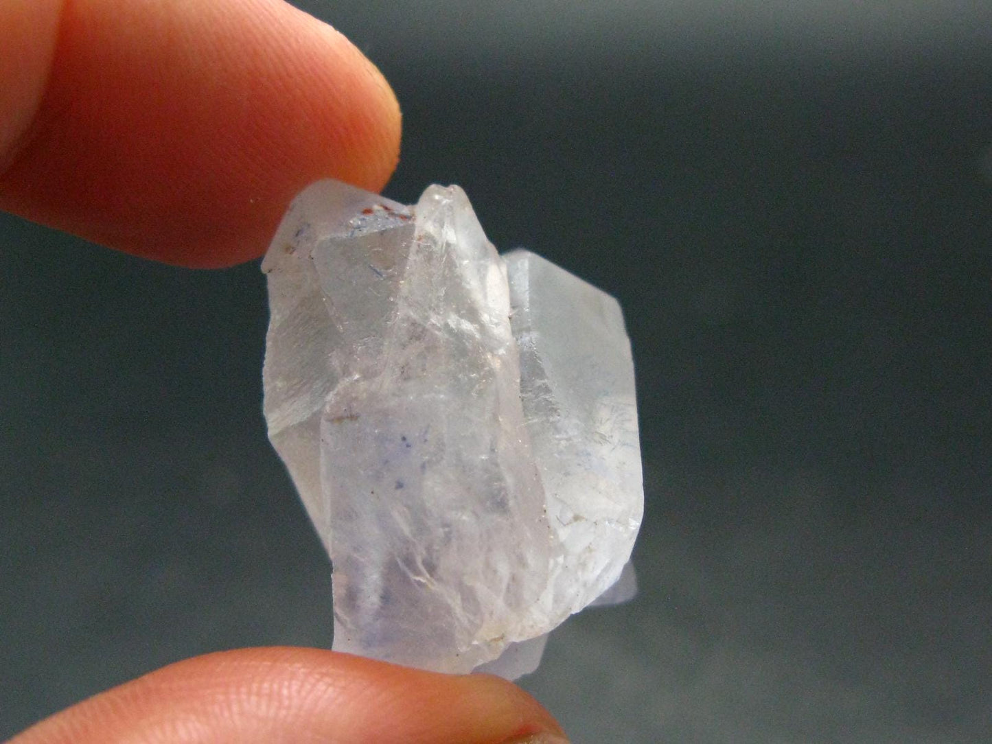 Dumortierite In Quartz Crystal From Brazil - 1.0" - 8.79 Grams