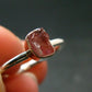 Pezzottaite Crystal Silver Ring From Madagascar - Size 6 - 1.81 Grams