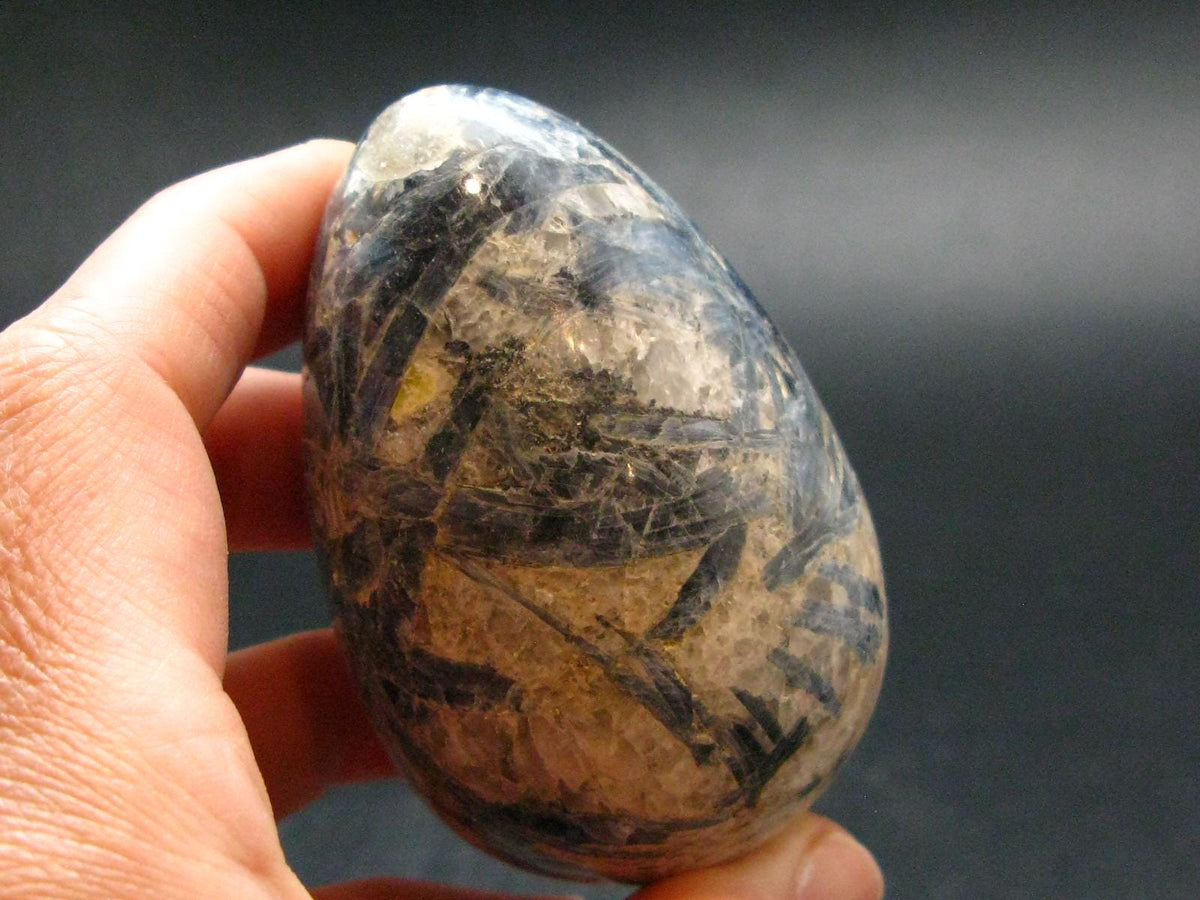 Blue Kyanite Egg From Brazil - 2.5"
