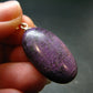 Rare Silver Stichtite Pendant from Australia - 1.4"