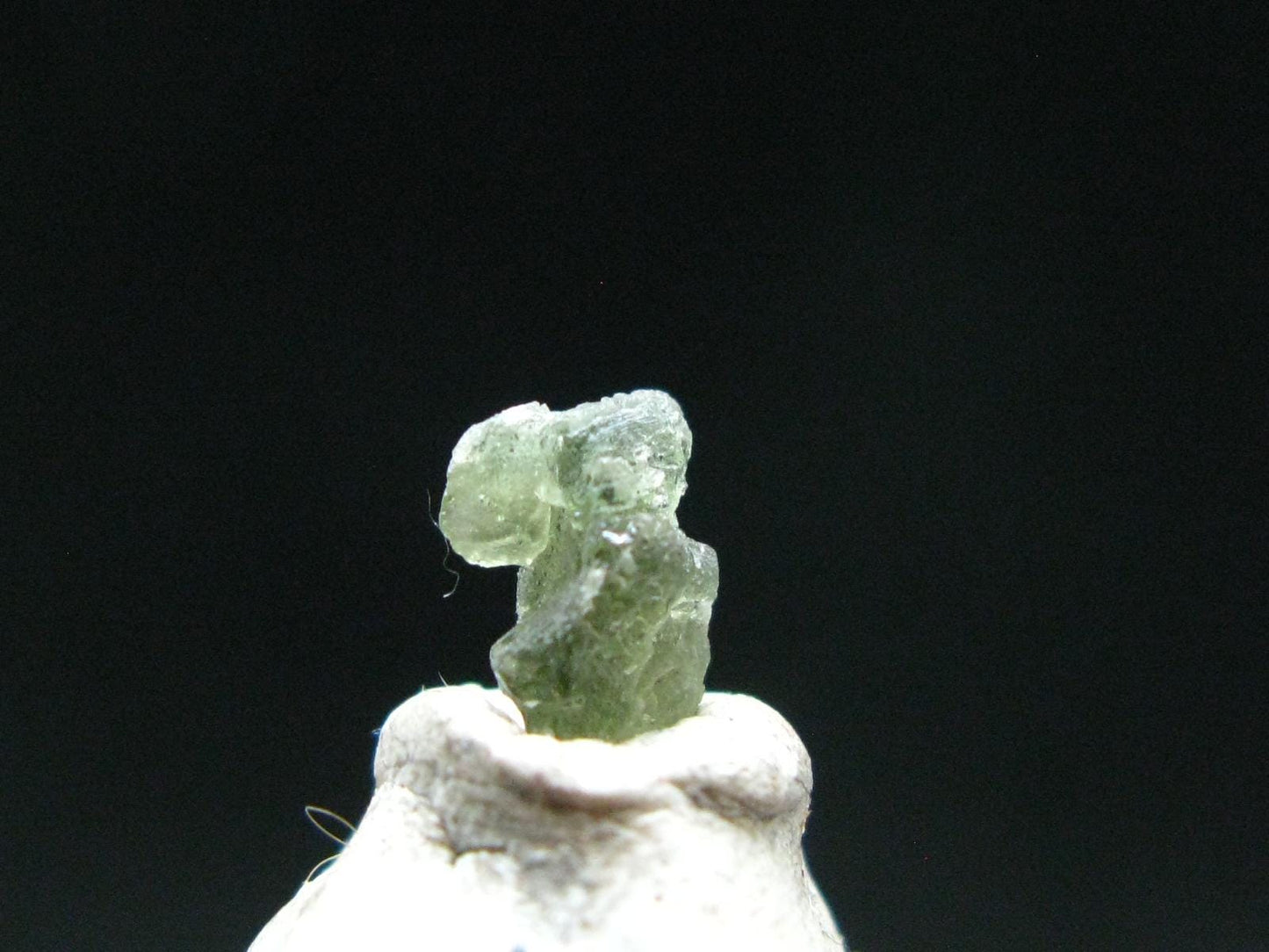 Moldavite Tektite Raw Bead from Czech Republic - 8 mm - 1.20 Carats