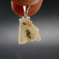 Cerussite Cerusite Crystal Silver Pendant From Morocco - 0.8" - 4.07 Grams