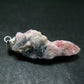 Rare Pink Tugtupite Sterling Silver Pendant From Greenland - 1.4" - 2.17 Grams