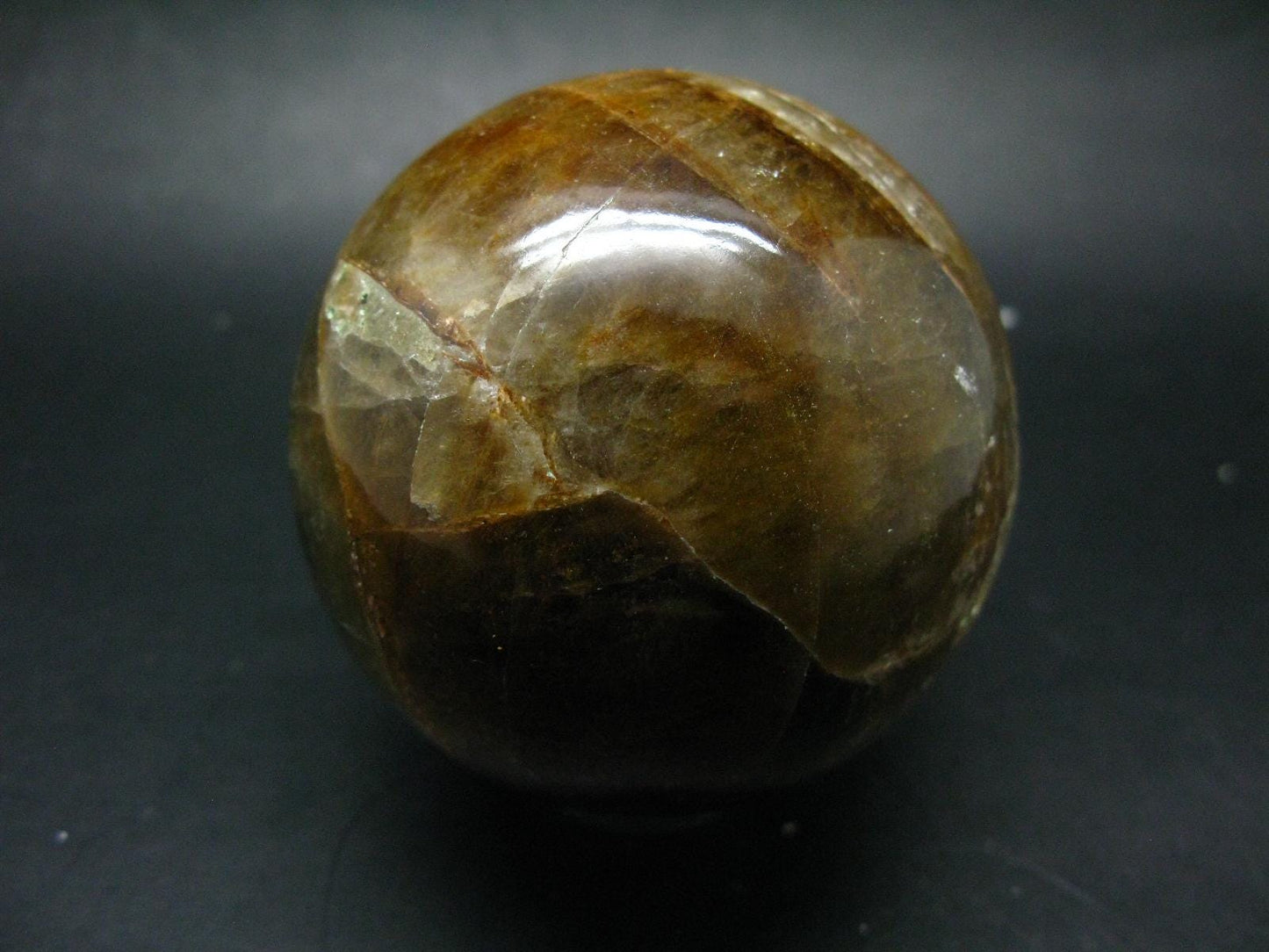 Rare Golden Herderite Ball Sphere from Brazil - 3.2" - 748 Grams