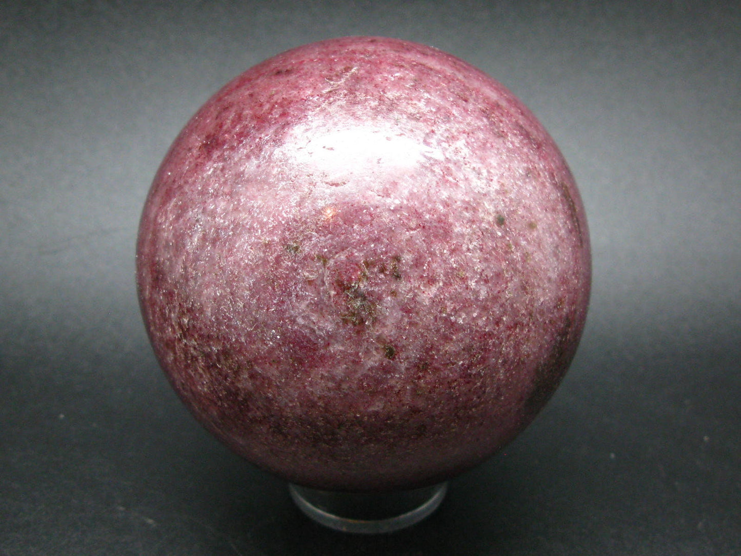 Rare Red Thulite Sphere Ball From Norway - 3.1" - 710 Grams