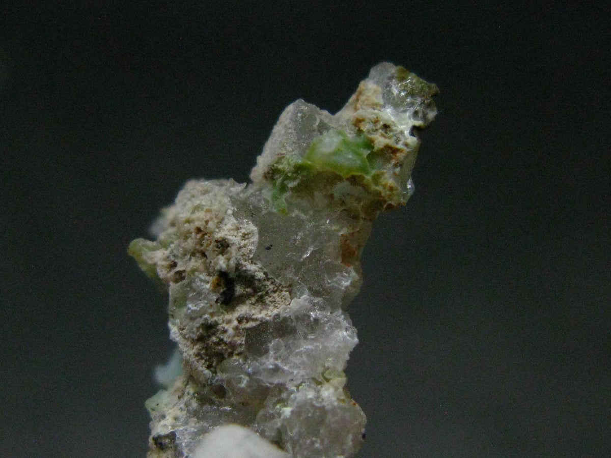 Rare Ajoite in Quartz Crystal from South Africa - 0.7" - 0.70 Grams