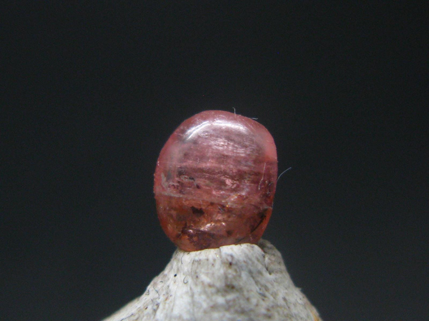 Rare Gem Serandite Cats Eye Cabochon Stone from Canada - 0.48 Carats