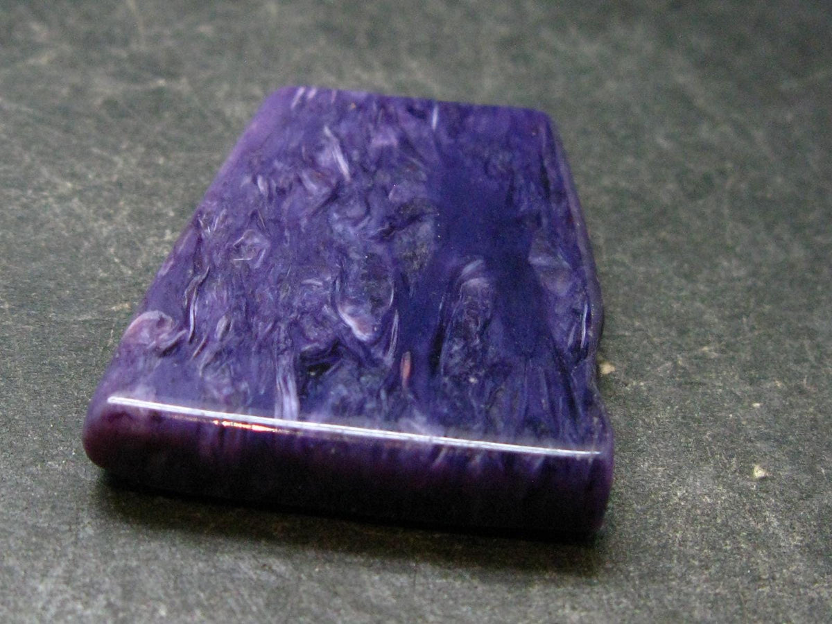 Large Nice Charoite Tumbled Stone from Russia - 10.46 Grams - 1.2"