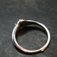 Muonionalusta Meteorite Sterling Silver Ring from Sweden - 2.08 Grams - Size 8