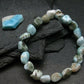 Larimar Genuine Bracelet ~ 7 Inches ~ 10mm Tumbled Beads