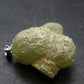 Complete Prehnite Sterling Silver Pendant from Mali - 1.2" - 9.52 Grams