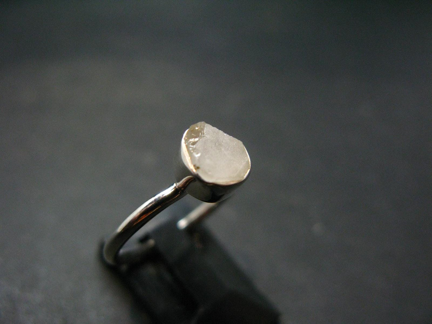Phenakite Phenacite Sterling Silver Size 6 Ring from Nigeria - 1.75 Grams
