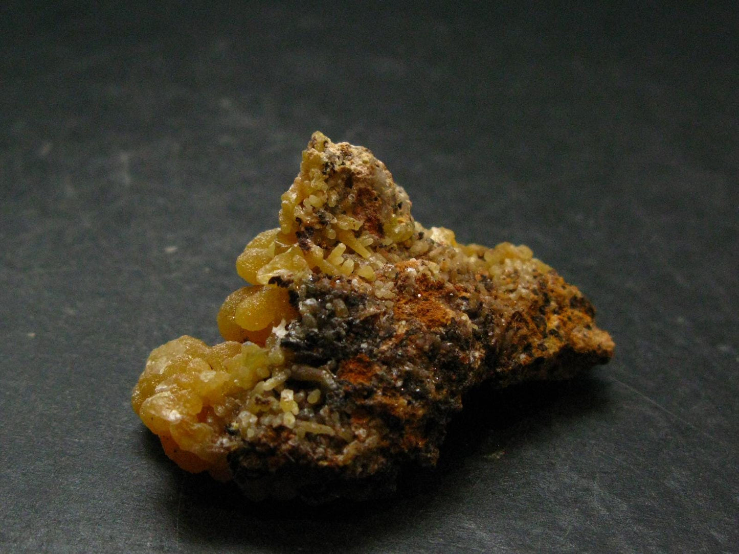 Nice Large Yellow Mimetite Cluster from Mexico - 1.7"