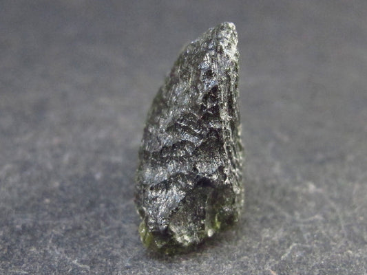 Rare Moldavite Tektite Raw Piece From Czech Republic - 0.9" - 4.9 Grams