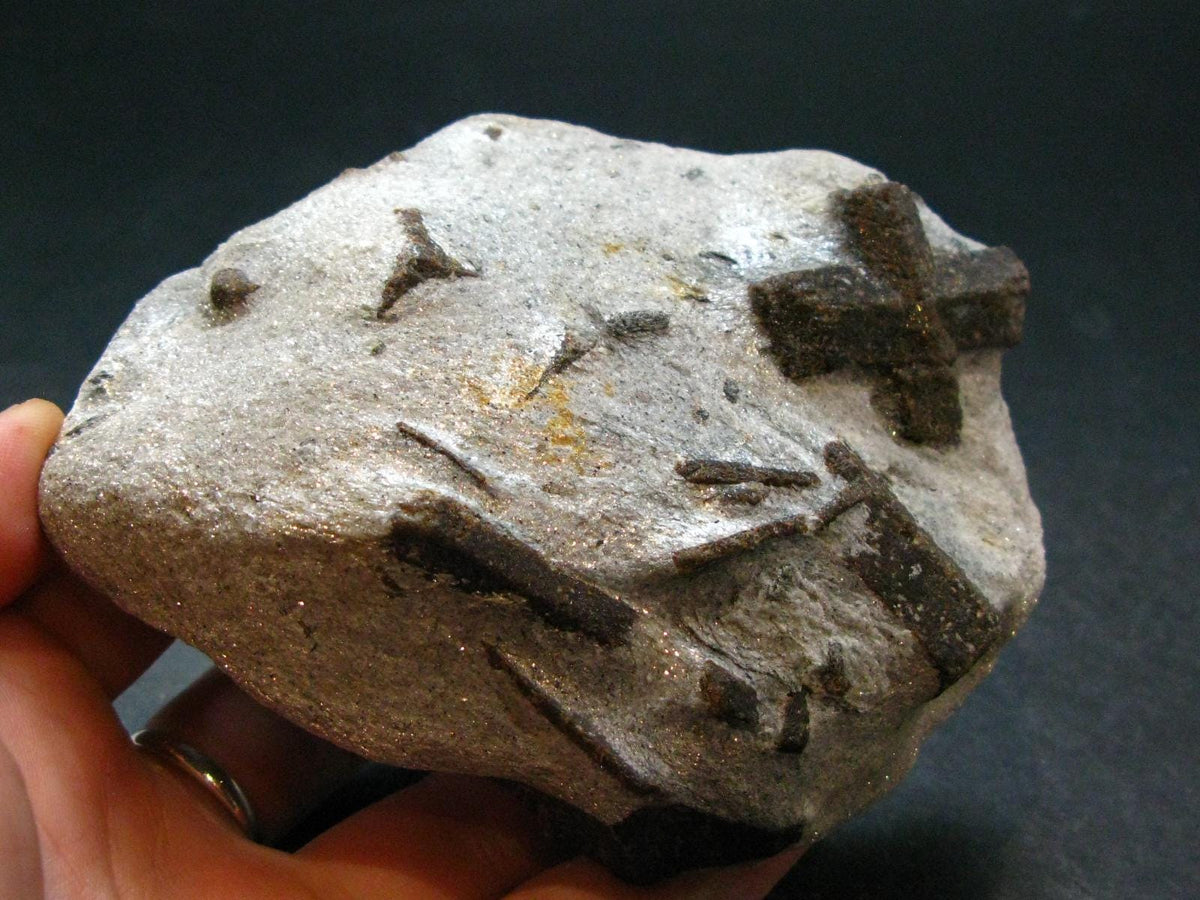 A Perfect Staurolite Crystal from Russia - 3.8" - 318.88 Grams