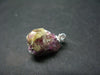 World Famous Jeffrey Mine!! Large Sparkling Vesuvianite Idocrase Crystal Silver Pendant From Canada - 0.8" - 2.93 Grams