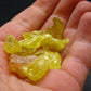Lot Of 10 Large Yellow Sulphur Sulfur Crystals From Italy - 10.56 Grams