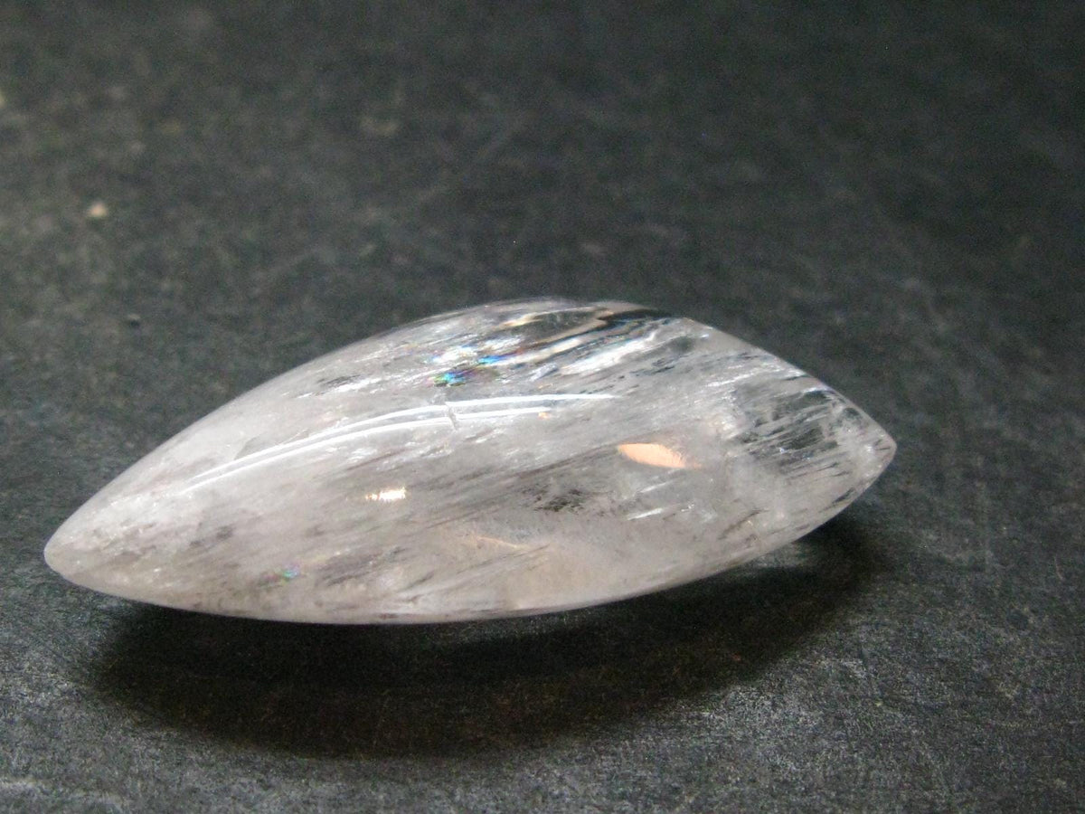 Large Clear Tumbled Petalite Stone from Brazil - 5.15 Grams - 1.3"
