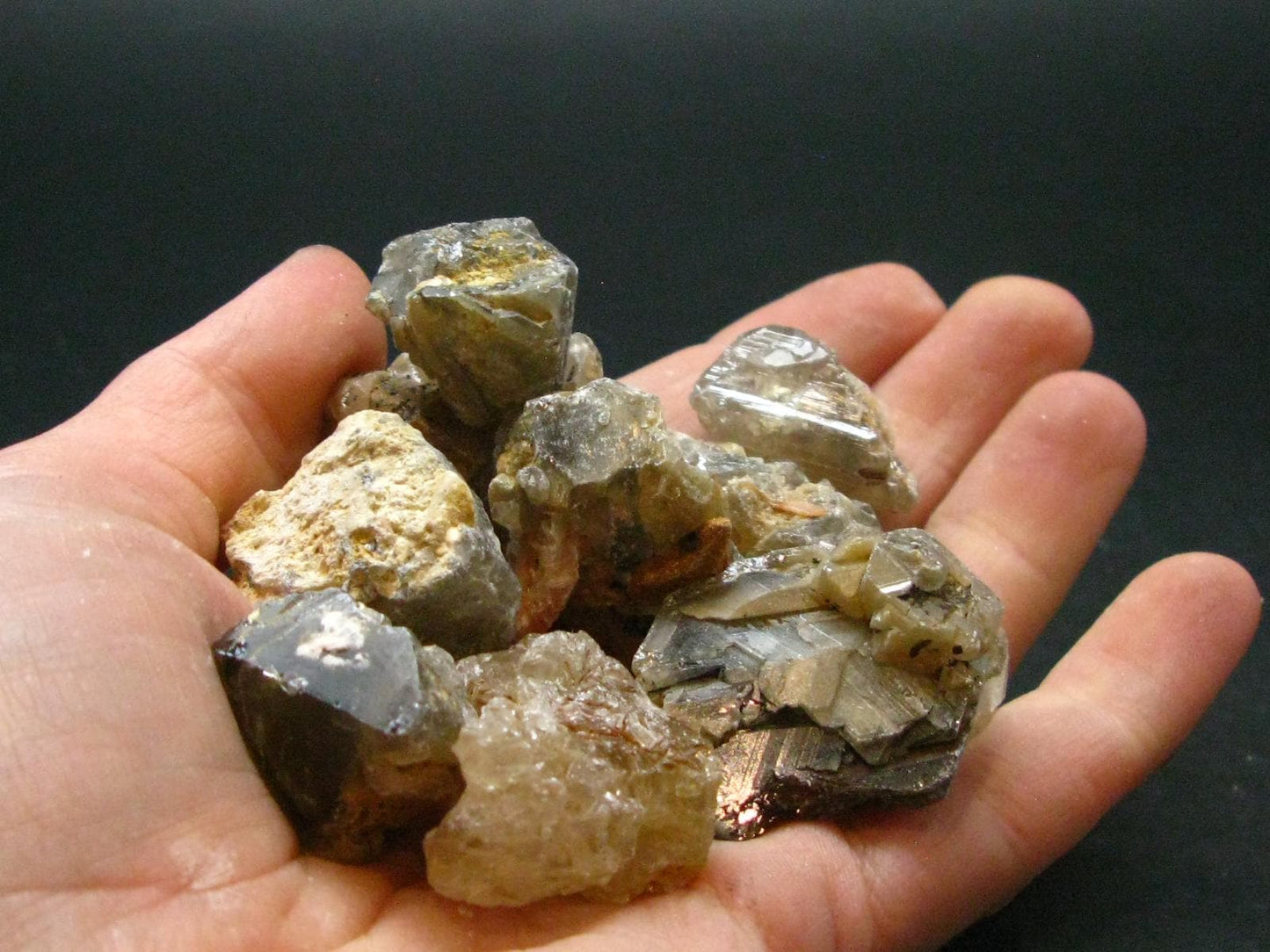 Lot of 10 Cerussite Cerusite Crystals From Morocco - 213.75 Grams