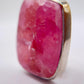 Cobalto Calcite Silver Pendant Pink Crystal Gemstone Necklace Natural Stone Unique Jewelry Gift