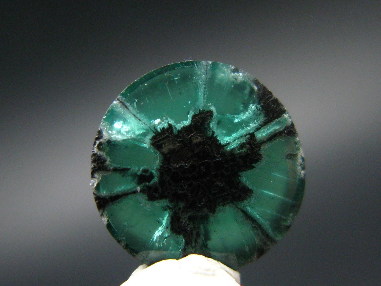 Beautiful Rare Gem Trapiche Emerald From Colombia - 2.97 Carats - 10x10mm