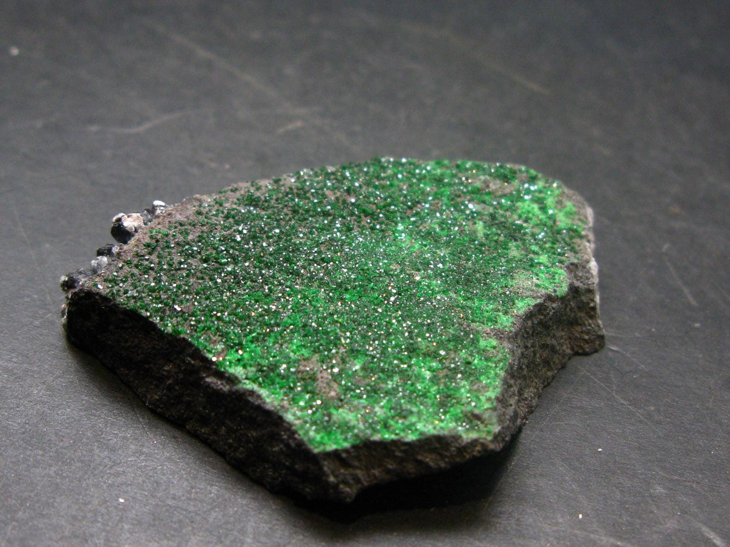 Uvarovite (Green Chromium Garnet) Cluster From Russia - 2.2"