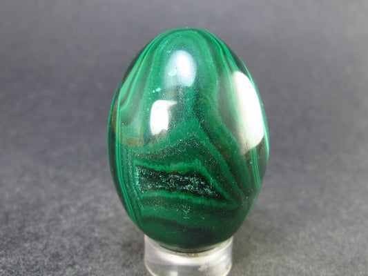 Malachite Egg Carving From Congo - 1.6" - 56.2 Grams