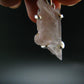 Gem Kunzite Spodumene Pendant in SS From Brazil - 1.1" - 3.05 Grams
