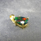 Rare Black Opal Gold Plated Silver Pendant from Australia 0.7" - 1.23 Grams
