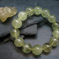 Libyan Tektite Glass Genuine Bracelet ~ 7.5 Inches ~ 16mm Round Beads